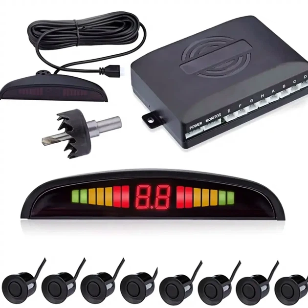 Парктроник для авто на 8 датчиков, с дисплеем, Car Radar - изображение 7