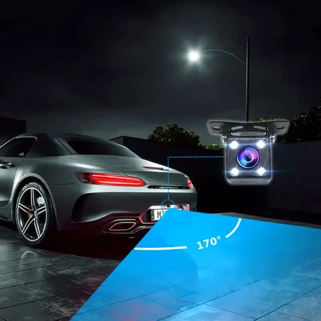 Камера заднего вида с подсветкой 4LED, HD, CAR CAM 707 - изображение 12