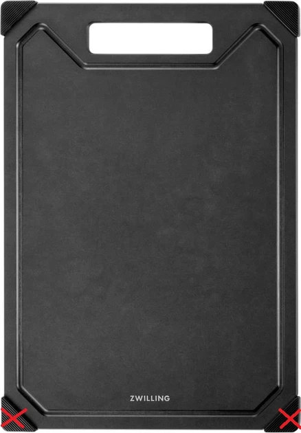 Deska do krojenia Zwilling J.A. Henckels z włókna drzewnego 37 x 25.5 cm Czarna (4009839686528) (955555915951055) - Outlet - obraz 2