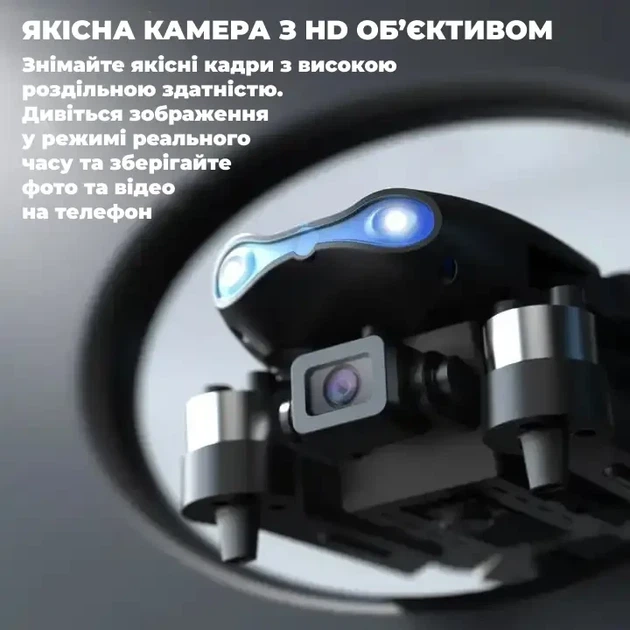Мини-дрон E99 EVO квадрокоптер с камерой 4K и FPV, Дрон KIK RC E99 Pro с камерой 720P - изображение 2