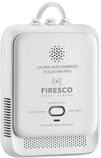 Датчик природного газу Firesco JT-ZL2010W з WiFi додаток Tuya (5904507904807) - зображення 2