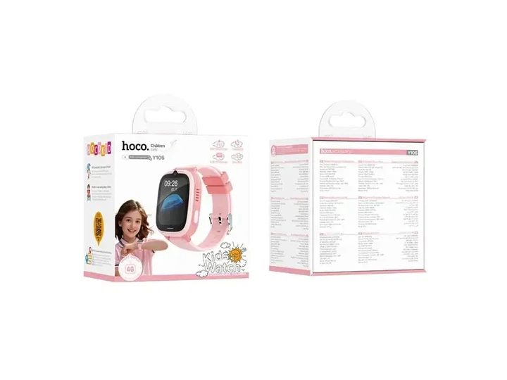 Дитячий смарт-годинник Hoco Y106 Pink (6942007658713) - зображення 2
