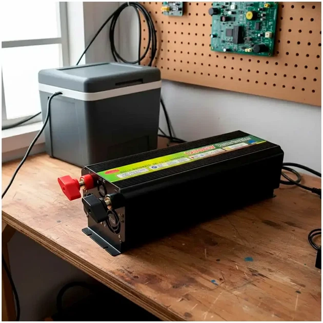 Инвертор 12000W 12V с модифицированной синусоидой черный для автономного энергоснабжения - Фото 2 Инвертор 12000W 12V с модифицированной синусоидой черный для автономного энергоснабжения - изображение 2