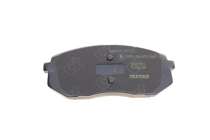 Комплект гальмівних колодок TEXTAR 2520501 KIA Sportage, Soul, Optima, Pro Ceed; Hyundai I40, Tucson, IX35, Sonata 58101C2A20, 58101CMA10, 58101D5A10 - изображение 2