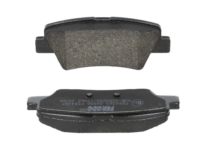 Гальмівні колодки FERODO FDB4387 Hyundai Elantra, I30, Accent, I10; KIA Rio, Soul 583021RA30, 583022KA10, 583023XA30 - зображення 2