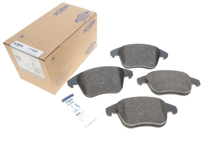 Колодки гальмові ICER 181866 Citroen DS5, C4, DS4; Peugeot 5008, 3008 425362, 425397, 425477 - зображення 2