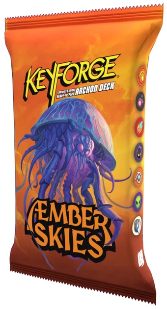Dodatek do gry planszowej Ghost Galaxy KeyForge: Archon Deck - AEmber Skies GHGKF18d (850039408960) - Zdjęcie 1 Dodatek do gry planszowej Ghost Galaxy KeyForge: Archon Deck - AEmber Skies GHGKF18d (850039408960) - obraz 1