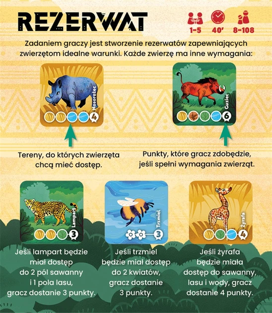 Настільна гра Nasza Księgarnia Заповідник (5904915906547) - Фото 3 Настільна гра Nasza Księgarnia Заповідник (5904915906547) - зображення 3