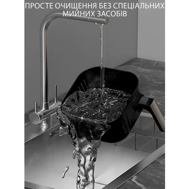 Аэрофритюрница Crownberg CB-5550 5 л 2000 Вт мультипеч без масла, компактный аэрогриль для дома - изображение 5