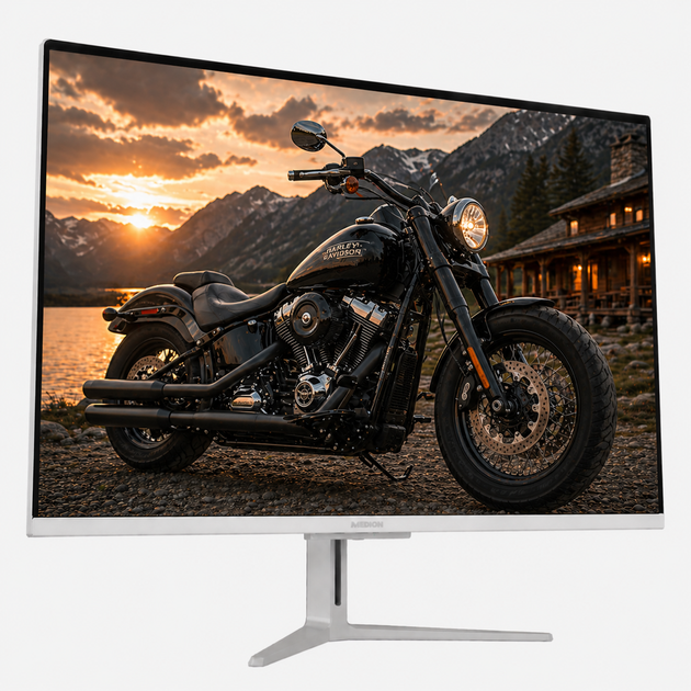 Моноблок 23.8" Medion (Lenovo Group) Akoya E23403 | Intel Core i3-1005G1 | IPS (1920x1080) FullHD | RAM 8 ГБ | SSD 256 ГБ | Intel Graphics | Wi-Fi 5 | Bluetooth 5.0 | Тонкий корпус | Win11 (5190) - Уценка - изображение 2