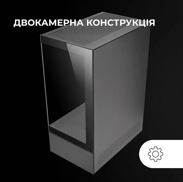 Корпус Mars Gaming MC-XO / без БЖ / ATX / Glass Side Panel / 1x120mm FRGB / USB 3.0 / Черный - изображение 3