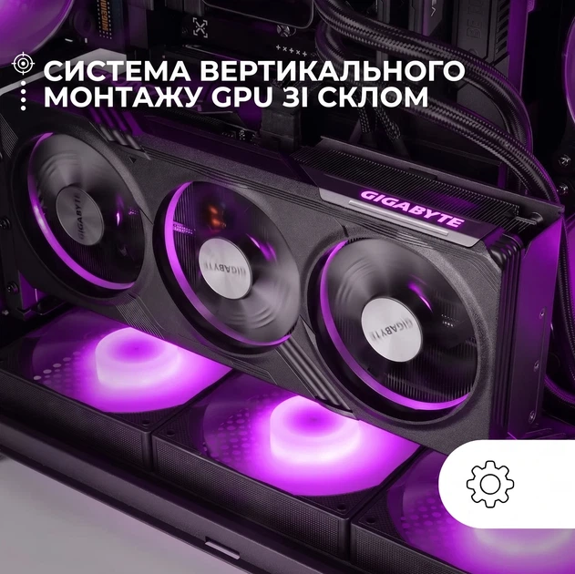 Корпус Mars Gaming MC-3GF / Без БЖ / ATX / 2x120mm ARGB / USB-C / Black - изображение 4
