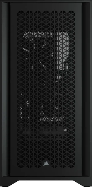 Корпус Corsair 4000D Airflow / Mid-Tower / Закаленное стекло / 2x120мм вентилятора / RapidRoute / USB Type-C / Черный - изображение 2