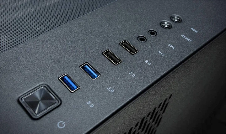 Корпус Talius Cronos RGB / без БЖ / E-ATX / 3x120mm RGB / Tempered Glass / USB 3.0 / Чорний - Фото 6 Корпус Talius Cronos RGB / без БЖ / E-ATX / 3x120mm RGB / Tempered Glass / USB 3.0 / Чорний - зображення 6