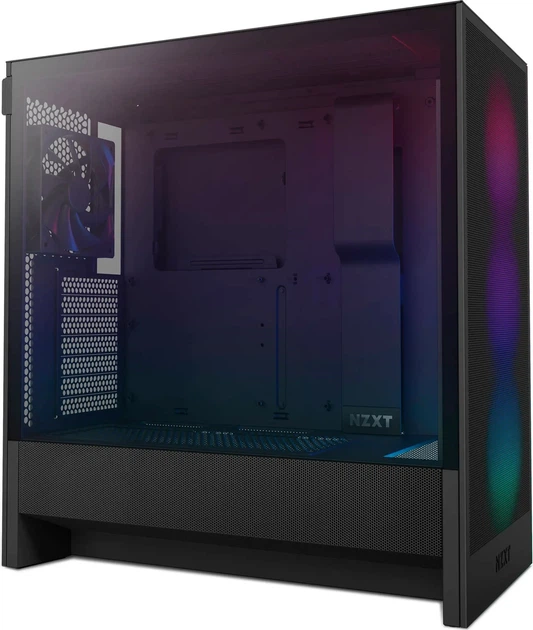 Корпус NZXT H5 Flow RGB (CC-H52FB-R1) / без БП / Черный - изображение 2