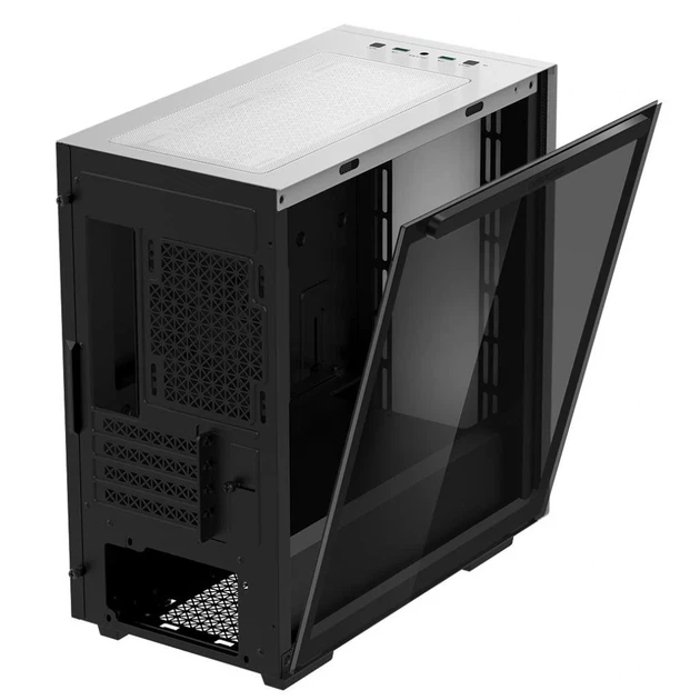 Корпус DeepCool MACUBE 110 WH / Micro-ATX / Mini-ITX / без БП / Стеклянная панель / Белый - изображение 6