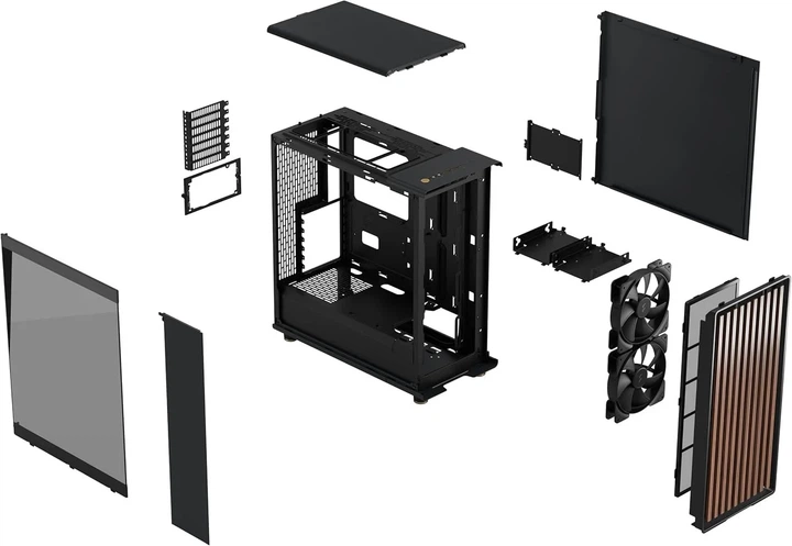 Корпус для ПК Fractal Design North / без БП / Черный (102056671) - Уценка - изображение 12
