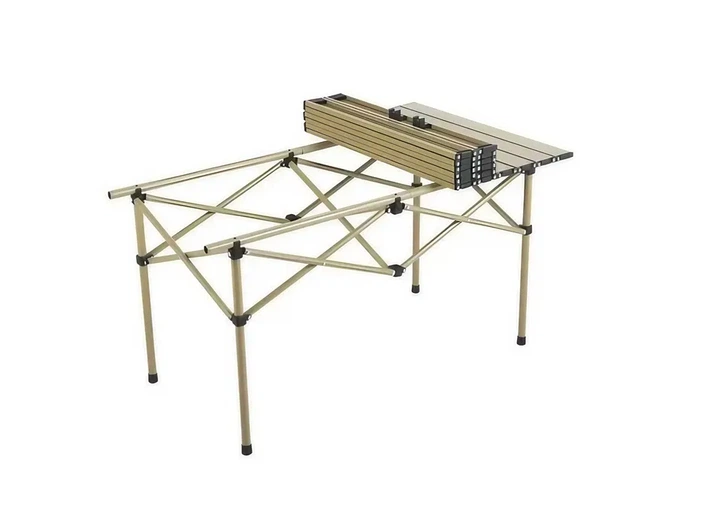 Стіл розкладний туристичний Folding Table 120х60 см Бежевий - изображение 8