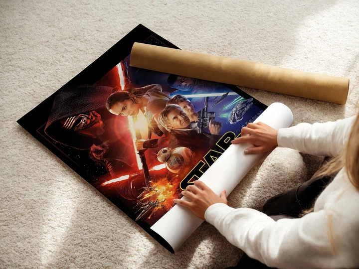 Постер Звёздные Войны: Пробуждение Силы, Star Wars: Force Awekens (2015), A3 42×28 см (id0003) - изображение 3