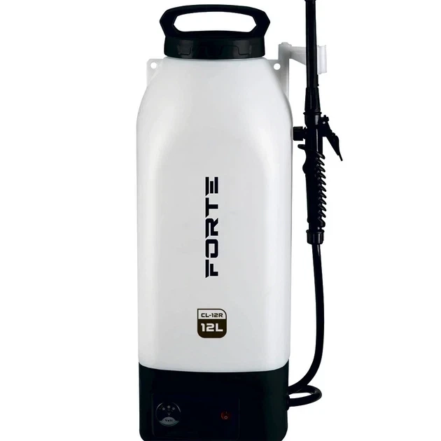 Опрыскиватель аккумуляторный Forte CL-12R телескопическая трубка 12L Black-White (3_08218) - Фото 5 Опрыскиватель аккумуляторный Forte CL-12R телескопическая трубка 12L Black-White (3_08218) - изображение 5