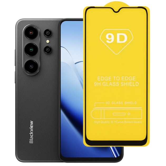 Защитное стекло TDG 9D для Blackview Wave 10 полная проклейка черный - Фото 1 Защитное стекло TDG 9D для Blackview Wave 10 полная проклейка черный - изображение 1