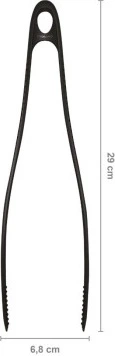Щипці кухонні Fiskars Essential 29 см чорні (6424002021148) - зображення 2