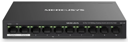 Коммутатор Mercusys MS110P - Фото 1 Коммутатор Mercusys MS110P - изображение 1