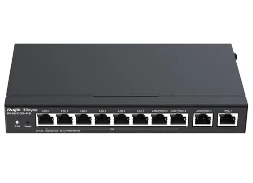 Роутер Ruijie Reyee RG-EG310GH-P-E Black - Фото 2 Роутер Ruijie Reyee RG-EG310GH-P-E Black - зображення 2