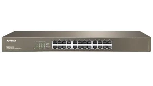 Комутатор TENDA TEG1024G, 24 LAN 10/100/1000BaseT, Desktop метал, Некерований - зображення 2