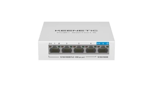 Коммутатор Keenetic KN-4610, LAN 10/100/1000Mb, 4xPoE - Фото 1 Коммутатор Keenetic KN-4610, LAN 10/100/1000Mb, 4xPoE - изображение 1