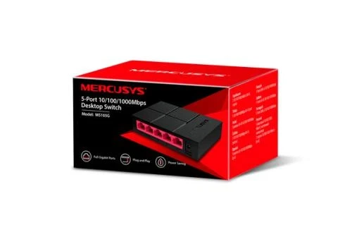 Коммутатор Mercusys MS105G - изображение 4