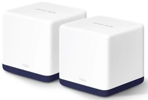 Бездротова система Wi-Fi Mercusys Halo H50G (2-pack), White - Фото 1 Бездротова система Wi-Fi Mercusys Halo H50G (2-pack), White - зображення 1