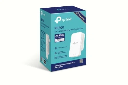 Точка доступа-усилитель TP-LINK RE300 Wi-Fi 802.11 a/ac/g/n, 300Mb, 2 внутренние антенны - изображение 4