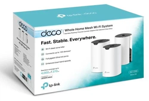 Беспроводная система Wi-Fi TP-LINK Deco S4 (3-pack), White - Фото 4 Беспроводная система Wi-Fi TP-LINK Deco S4 (3-pack), White - изображение 4