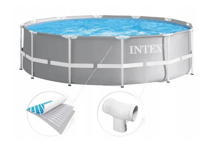 Каркасний басейн Intex 366 x 99 см з фільтр-насосом 2006 л/год для сімейного відпочинку - изображение 8