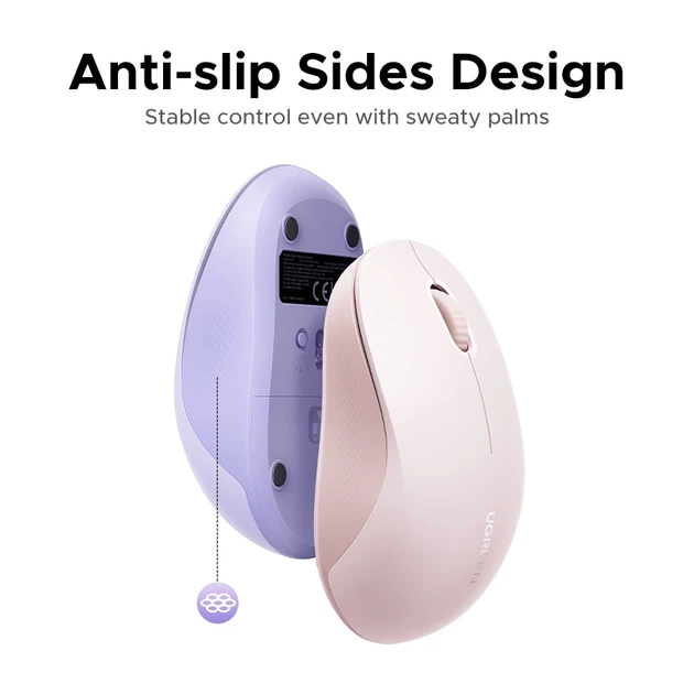 Маніпулятор миша бездротова UGREEN M331 Multi-mode Wireless Mouse Pink - изображение 8