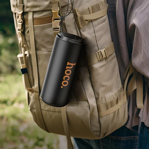 Портативна колонка HOCO HC27 Soundful sports BT speaker, 8W*2, Black - Фото 4 Портативна колонка HOCO HC27 Soundful sports BT speaker, 8W*2, Black - зображення 4