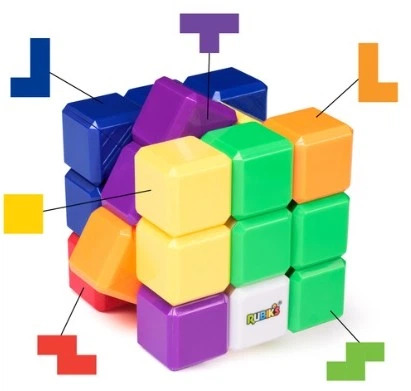 Układanka Kostka Magnetyczna Rubik's Tetris 6076575/6 (681147125544) - obraz 2