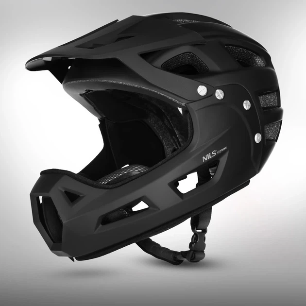 Kask Nils Extreme MTW101 Full Face M 56-58 cm Czarny (5908261688768) - obraz 7
