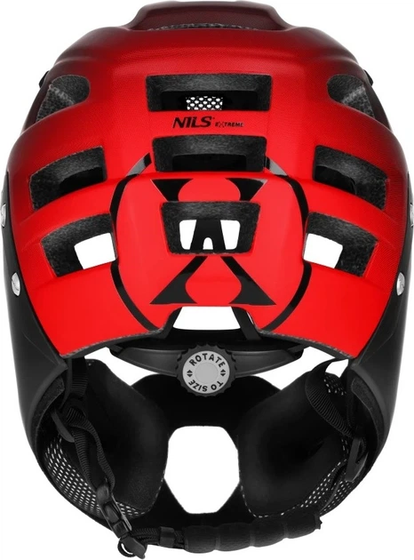 Kask Nils Extreme MTW101 Full Face M 56-58 cm Czerwony (5908261688782) - obraz 6