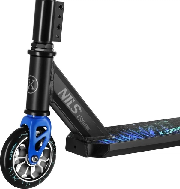 Самокат Nils Extreme Флуоресцентний Lion HS155 Синій (5905504100148) - зображення 8