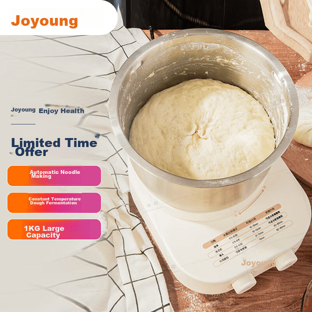 Тестомес Joyoung M10-MC91 с чашей из нержавеющей стали 304, 3.5 л - изображение 9