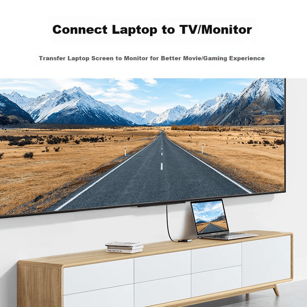 Док-станция расширения UGREEN Type-C, USB-C на HDMI/VGA для подключения двух экранов, адаптер USB 3.0, устройство для зеркального отображения экрана, совместима с Apple MacBook, ноутбуками Huawei и Nintendo Switch. - изображение 3