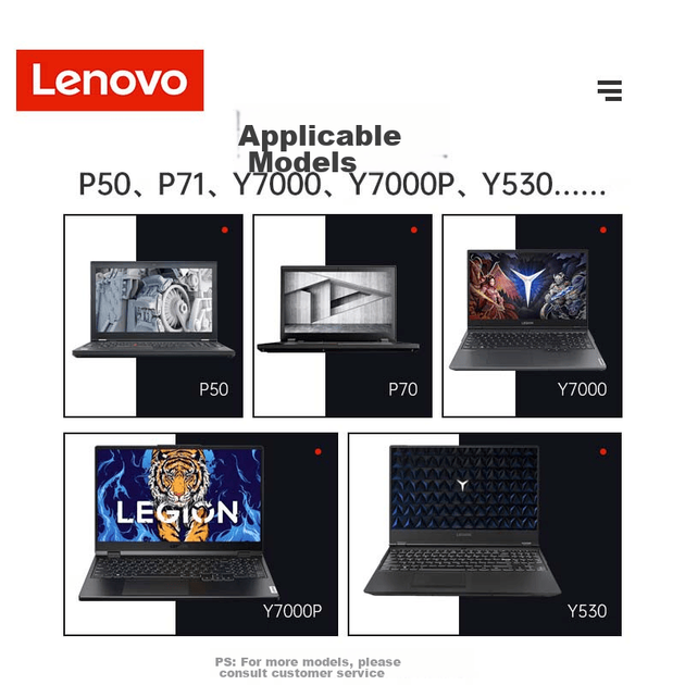 Зарядний пристрій Lenovo Rescuer 170Вт (20В 8.5А) для Y7000/R7000/Y910 - зображення 6