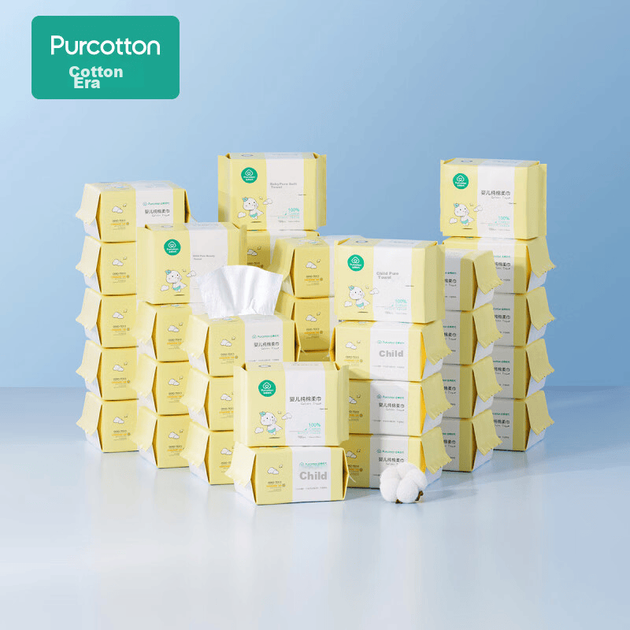 Салфетки PurCotton влажные хлопковые, 100 листов×36 упаковок - изображение 6