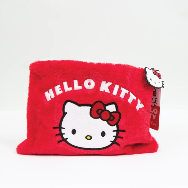 Piórnik pluszowy Pyramid International Sanrio Hello Kitty Laughing Czerwony (SR2402481) (5063457025205) - obraz 3