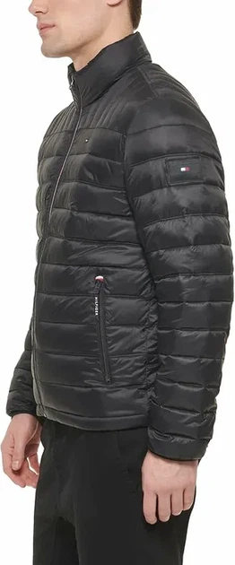 Чоловіча міжсезонна куртка Tommy Hilfiger р. XXL, чорна - зображення 3