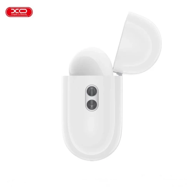 Навушники XO EV53 TWS Bluetooth 5.3, ANC шумозаглушення, бездротові, сенсорне керування, кейс, білі - Фото 5 Навушники XO EV53 TWS Bluetooth 5.3, ANC шумозаглушення, бездротові, сенсорне керування, кейс, білі - зображення 5