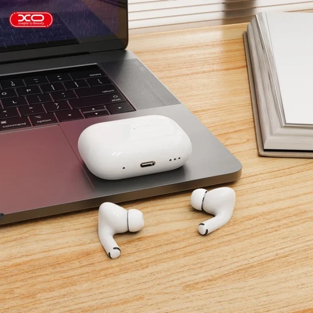 Навушники XO EV53 TWS Bluetooth 5.3, ANC шумозаглушення, бездротові, сенсорне керування, кейс, білі - Фото 7 Навушники XO EV53 TWS Bluetooth 5.3, ANC шумозаглушення, бездротові, сенсорне керування, кейс, білі - зображення 7