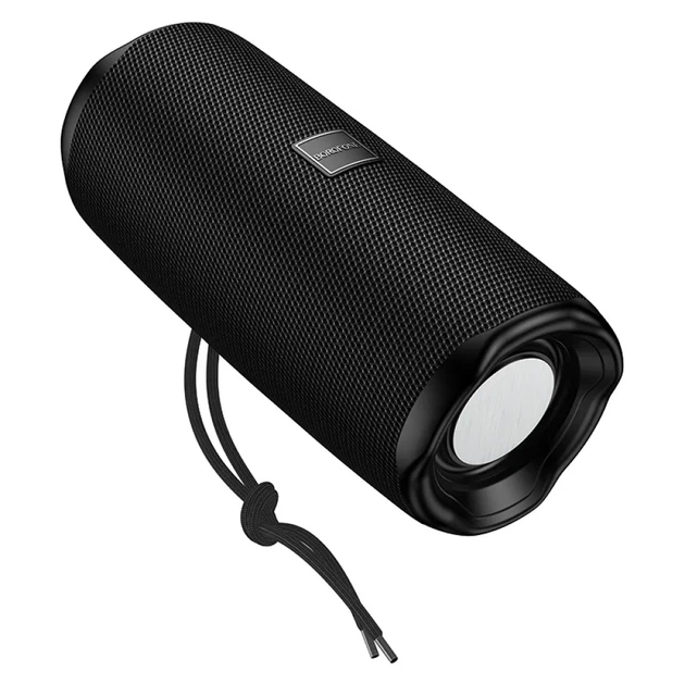 Портативная Bluetooth колонка Borofone BR100 Joy Sports, TWS, USB/TF, FM, беспроводная акустика, черная - Фото 2 Портативная Bluetooth колонка Borofone BR100 Joy Sports, TWS, USB/TF, FM, беспроводная акустика, черная - изображение 2